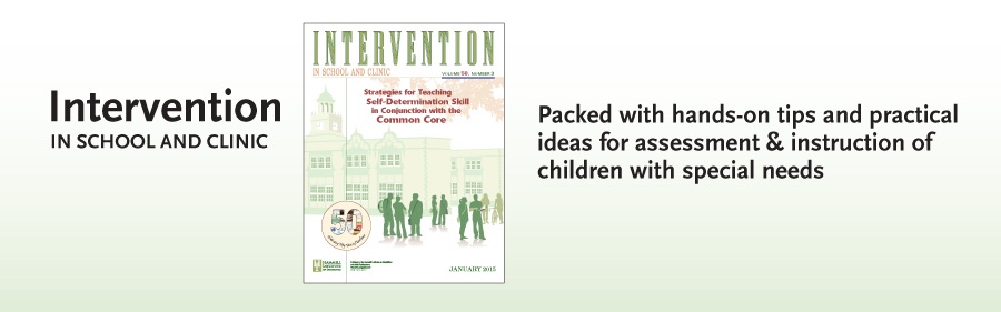 Intervention in School and Clinic